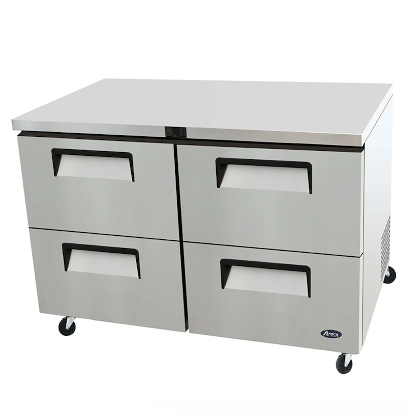 WORK TOP DRAWERS FREEZER